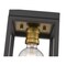 Z-Lite Kube 1 Light Flush Mount, Bronze + Olde Brass 480F1-BRZ-OBR - alternate 5
